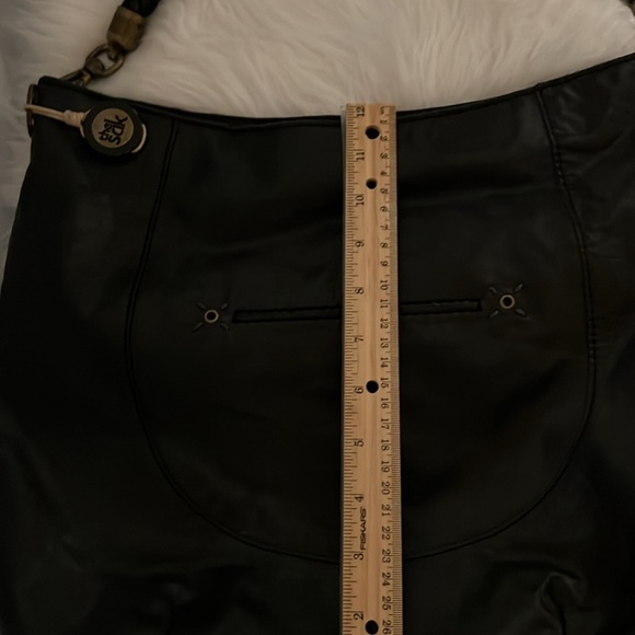 The SAK Indio Hobo Black Genuine Leather Braided Strap Shoulder Bag - Picture 10 of 10